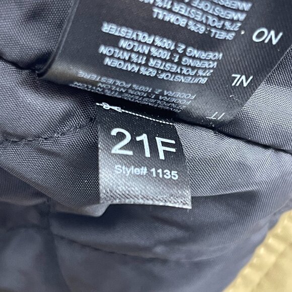 Kuhl Kaffe Racer Jacket Tan Brown Full Zip Quilted Lining Bomber Coat - Picture 13 of 14